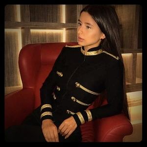 Bandage Black Jacket Beautiful